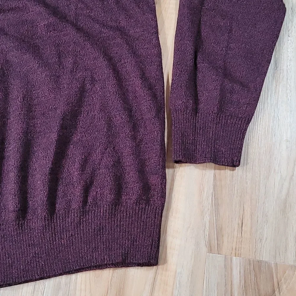 🔺️Apt 9 Wine Merino Blend Big & Tall Sweater Men's Large